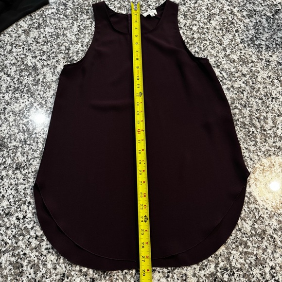 Aritzia Wilfred Sevres Sleeveless Blouse in Plum (Deep Purple) Top - Picture 5 of 6